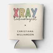 カスタムX線技術者X線技術ギフト 缶クーラー (正面)