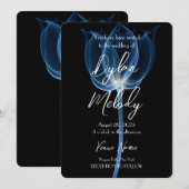 カスタムX線花 招待状 (正面/裏面)