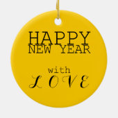 カスタムYピグイデオグラム中国の年〔占星術の〕十二宮図オーナメント セラミックオーナメント (裏面)