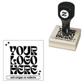 カスタムY2kビジネスロゴRetrowaveかわいい ラバースタンプ (押印)