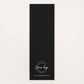 カスタムYoga Studio BusinessロゴWebサイトシンプル ヨガマット (裏面)