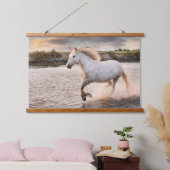 カスタムYour Horse Photo Wall Decor 吊り下げ型タペストリー (寝室)