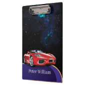 カスタムYour Name エレガント Cars High School クリップボード (左)