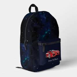 カスタムYour Name エレガント Cars High School プリントバックパック