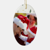 カスタムYour Own Photoオーナメントクリスマスキープサケ セラミックオーナメント (右)