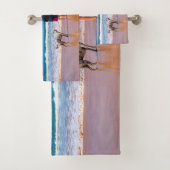 カスタムYour Petsフォトバスタオルと文字 バスタオルセット (インサイチュ)