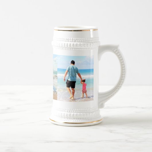 カスタムYour Photo Collage Beer Stein パーソナライズされた ビールジョッキ (右)