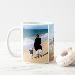 カスタムYour Photo Collage Mug – 家族が大好き コーヒーマグカップ