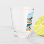 カスタムYour Photo Collage Shot Glass Giftと文字 ショットグラス (左)