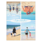 カスタムYour Photo Collage Tablelothと文字 テーブルクロス (正面)