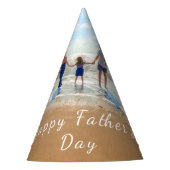 カスタムYour Photo Father's Day紙パーティー帽子 パーティーハット (正面)