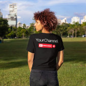 カスタムYouTubeチャンネル名Tシャツ Tシャツ