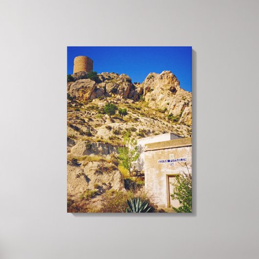 カスタリャ城 キャンバスプリント (正面)