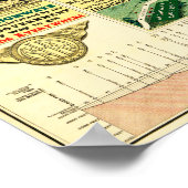 カスターのバトルフィールド高速道路のツーリングマップ ポスター (角)