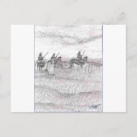 カスターの最後のスタンド ポストカード (正面)