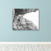 カスターシティ近郊のガルフでのサンデーピクニックホテル キャンバスプリント (インサイチュ (ウッドフロア))