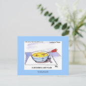 カスターズ最後のフランおもしろい漫画はがき ポストカード (スタンド正面)