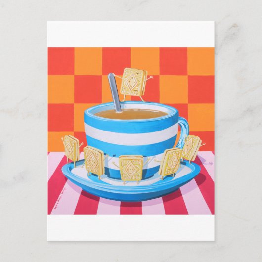 カスタードクリームティー ポストカード (正面)