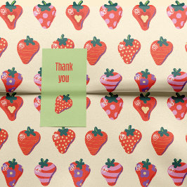 カスタードストロベ図解入りの、写真付きのリー 薄葉紙