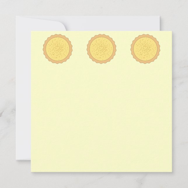 カスタードタルト・パイ。 (正面)