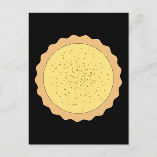 カスタードタルト・パイ。 ポストカード (正面)