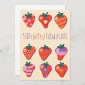 カスタード 私はバリー フォンド オブ ユー バレンタイン シーズンカード (正面/裏面)