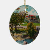 カスター州パークゲームロッジオーナメント セラミックオーナメント (右)