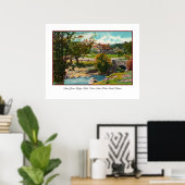 カスター州パークゲームロッジプリント ポスター (ホームオフィス)