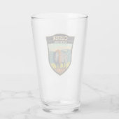 カスター州パークサウスダコタアメリカンバイソン タンブラーグラス (裏面)