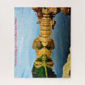 カスター州パークダコタ。クリスマスの挨拶 ジグソーパズル (縦)