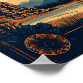 カスター州パークヴィンテージ ポスター (角)