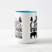 カスター州パーク ツートーンマグカップ (中央)