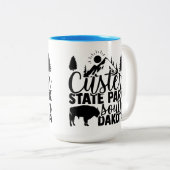 カスター州パーク ツートーンマグカップ (正面右)