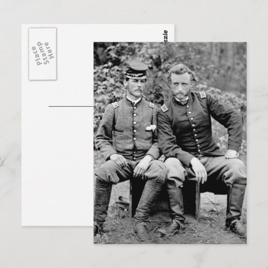 カスター&囚人， 1862 ポストカード (正面/裏面)