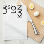 カスタ保マイズCALMとLOVE KANSAS キッチンタオル (四つ折り)