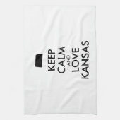 カスタ保マイズCALMとLOVE KANSAS キッチンタオル (縦)