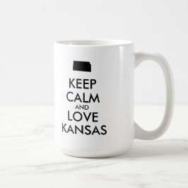 カスタ保マイズCALMとLOVE KANSAS コーヒーマグカップ