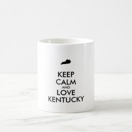 カスタ保マイズCALMとLOVE KENTUCKY コーヒーマグカップ