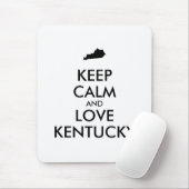 カスタ保マイズCALMとLOVE KENTUCKY マウスパッド (マウス)