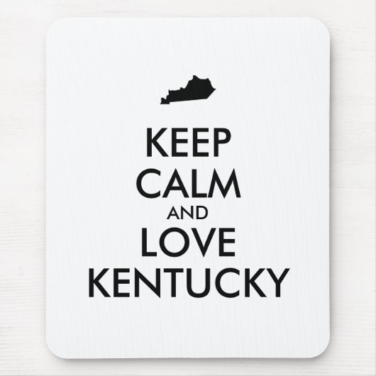 カスタ保マイズCALMとLOVE KENTUCKY マウスパッド (正面)