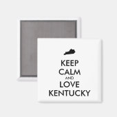カスタ保マイズCALMとLOVE KENTUCKY マグネット (正面/裏面)