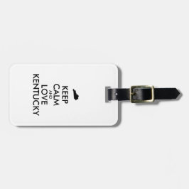 カスタ保マイズCALMとLOVE KENTUCKY ラゲッジタグ