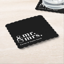 カスタ結婚したマイズ可能なタイ結婚トルのカップル ペーパーコースター