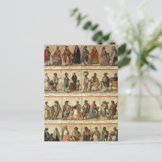 カスタ絵画全て ポストカード (スタンド正面)