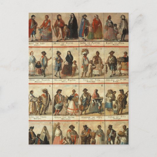 カスタ絵画全て ポストカード (正面)