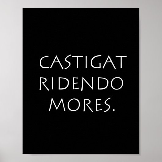 カスティガットridendo mores ポスター (正面)