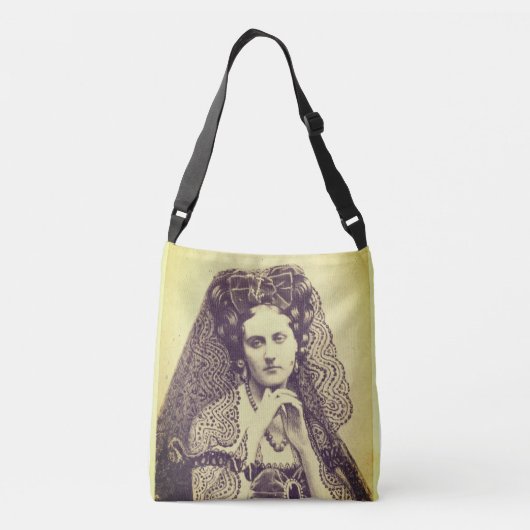 カスティリオーネ伯爵夫人 – バージニア・オルドーニ クロスボディバッグ (裏面)