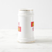 カスティリャおよびレオンの旗のマグ ビールジョッキ (中央)