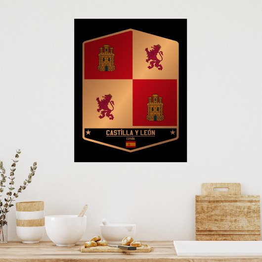 カスティリャイレオン ポスター (キッチン)