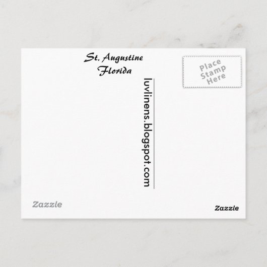 カスティージョデサンマルコス ポストカード (裏面)